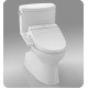 TOTO MW6142034CUFG#01 Carlyle II 1G One-Piece Elongated Bowl with 1.0 GPF Single Flush and C100 Connect+ Washlet