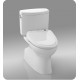 TOTO MW474574CEFG#01 Vespin II Two-Piece Elongated Toilet with 1.28 GPF Single Flush and S300e Connect+ Washlet