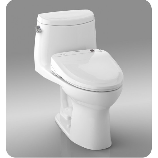 TOTO MW474584CEFG#01 Vespin II Two-Piece Elongated Toilet with 1.28 GPF Single Flush and S350e Connect+ Washlet