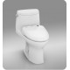 TOTO MW604584CUFG#01 UltraMax II 1G One-Piece Elongated Bowl with 1.0 GPF Single Flush and S350e Connect+ Washlet