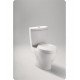 TOTO CST412MF.10#01 Aquia Two-Piece Elongated Toilet with 1.6 GPF & 0.9 GPF Dual Flush