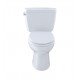 TOTO CST744S Drake Two-Piece Elongated Toilet with 1.6 GPF Single Flush