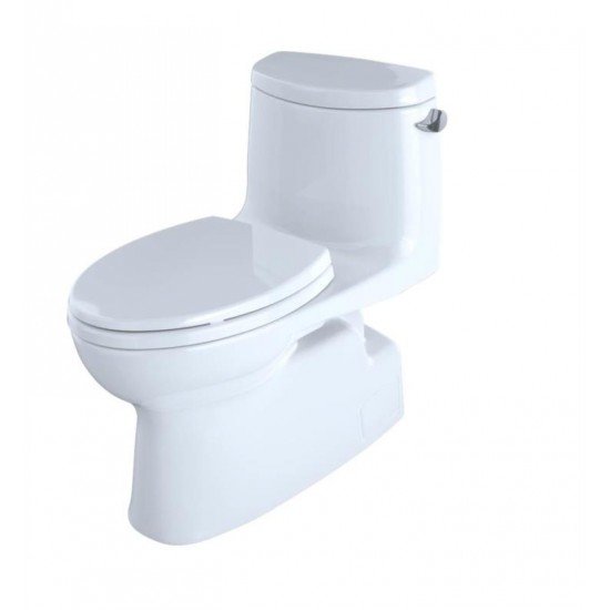 TOTO MS614114CEFRG#01 Carlyle II One-Piece Elongated Bowl with 1.28 GPF Single Flush and Right Hand Trip Lever