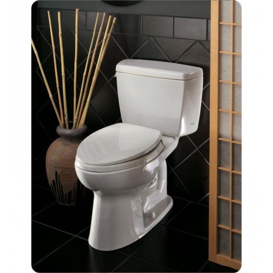 TOTO CST744EF.10#01 Eco Drake Two-Piece Elongated Toilet with 1.28 GPF Single Flush