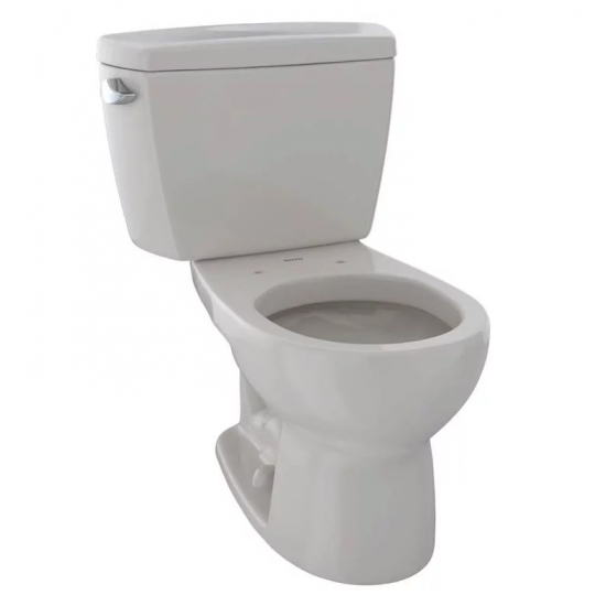 TOTO CST744SL Drake Two-Piece Elongated Toilet with 1.6 GPF Single Flush
