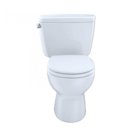 TOTO CST743S Drake Two-Piece Round Toilet with 1.6 GPF Single Flush
