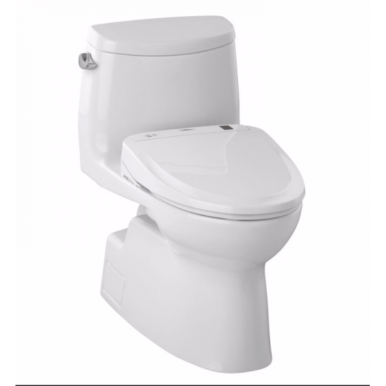 TOTO MW614584CEFG#01 Carlyle II One-Piece Elongated Bowl with 1.28 GPF Single Flush and S350e Connect+ Washlet