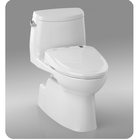 TOTO MW614584CEFG#01 Carlyle II One-Piece Elongated Bowl with 1.28 GPF Single Flush and S350e Connect+ Washlet