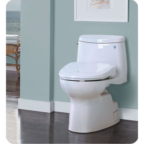 TOTO MW614584CEFG#01 Carlyle II One-Piece Elongated Bowl with 1.28 GPF Single Flush and S350e Connect+ Washlet