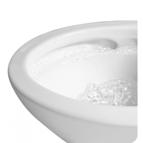 TOTO MW614584CEFG#01 Carlyle II One-Piece Elongated Bowl with 1.28 GPF Single Flush and S350e Connect+ Washlet