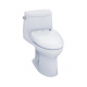 TOTO CST604CUFGT20#01 UltraMax II 1G One-Piece Connect+ Elongated Bowl with 1.0 GPF Single Flush