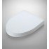 TOTO SS214#01 Soiree SoftClose Elongated Closed-Front Toilet Seat and Lid in Cotton White